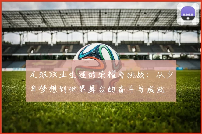 足球职业生涯的荣耀与挑战：从少年梦想到世界舞台的奋斗与成就