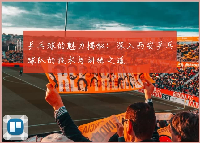乒乓球的魅力揭秘：深入西安乒乓球队的技术与训练之道