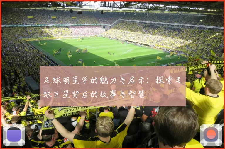足球明星学的魅力与启示：探索足球巨星背后的故事与智慧
